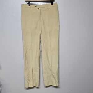 Solemare Maus & Hoffman Beige‎ Corduroy Pants Men's 34 Made in Italy 100% Cotton